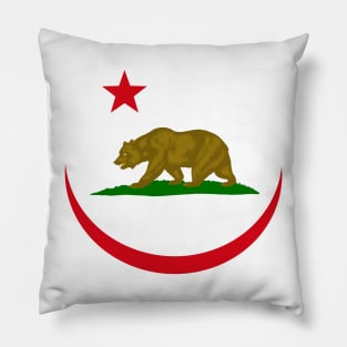 Californian Murican Patriot Flag Series Pillow