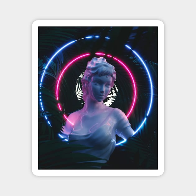 Neon Queen Magnet by devansh