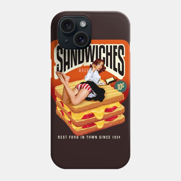 sandwich lover Phone Case by Trazzo