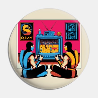 Classic couch co-op video game lover Pin