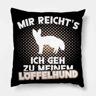 Löffelhund Frauen Wüstenfuchs Mädchen Motiv Pillow