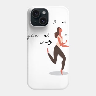 dance with music Phone Case