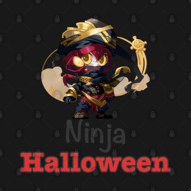 Ninja Halloween by SanTees