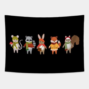 Woodland animals Tapestry