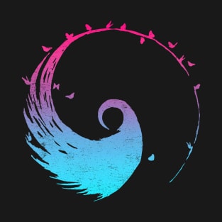 Tai Chi Yin Yang Swirl T-Shirt