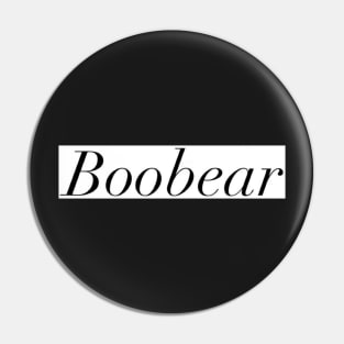Boobear design Pin