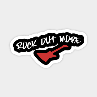 Rock Out More – Guitar Player Design for Music Lovers, Rock Band Fans, and Festival Streetwear Magnet