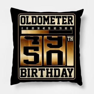 Oldometer 49 50 Shirt 50 Oldometer Shirt Fathers Day Gift Pillow