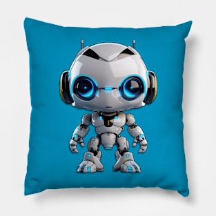 3D Badass Robot 6 Pillow