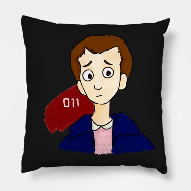 Eleven T-Shirt Pillow by landauzz01