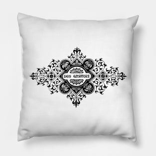 DEO GRATIAS Ornamental Design Pillow