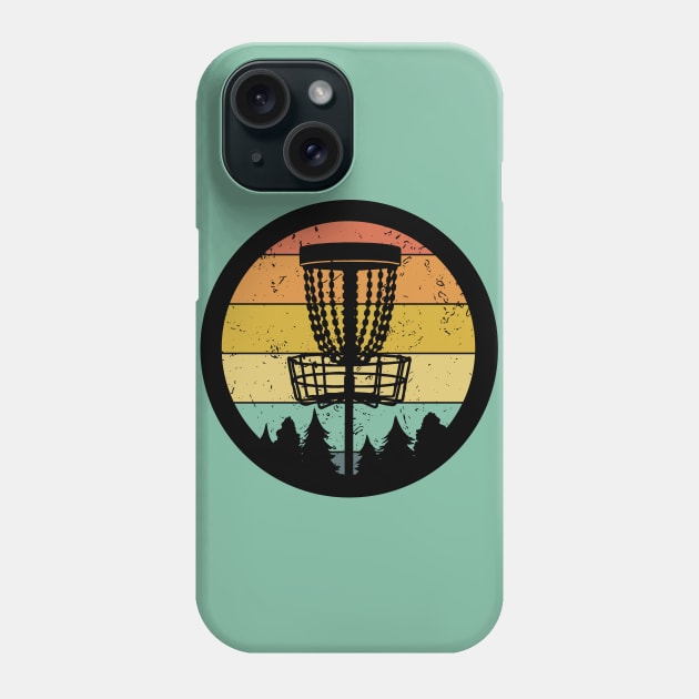 Disc Golf Sunset Phone Case by ameemax