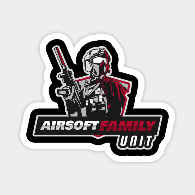 Airsoft Family - Unit 1 Magnet by Airsoft_Family_Tees