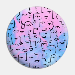 Aesthetic Pastel Design Pin