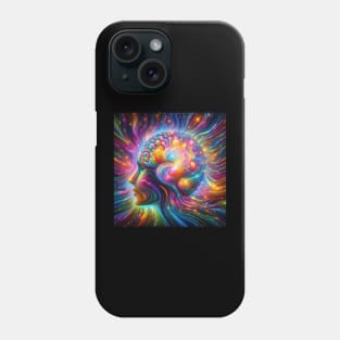 colors of the brain Phone Case