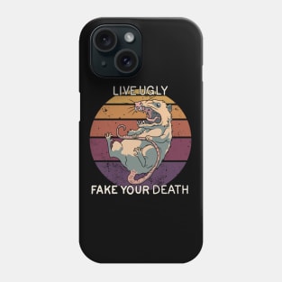 Possum - live ugly fake your death Phone Case