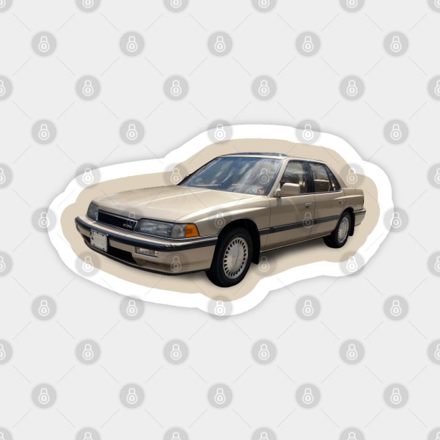 1990 Acura Legend L Bahama Gold Metallic Sticker 127 Magnet by Stickers Cars