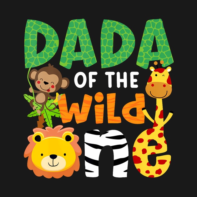 Dada of the Wild One Zoo Theme Bday Safari Jungle Animals by Eduardo
