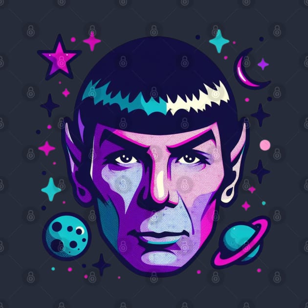 Spock Pop Art by Tiger Mountain Design Co.