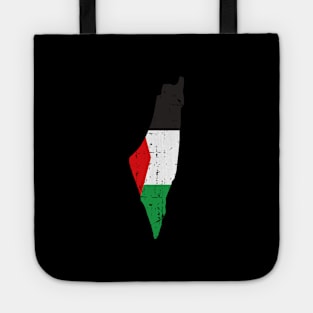 The Palestine Map And Flag - Falastine Wants Freedom Tote