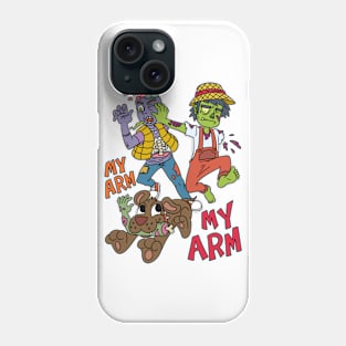 My are my arm zombie chase - Halloween Gift Phone Case