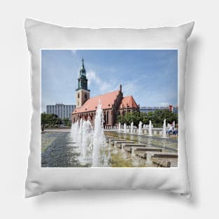 St. Marien Church, Berlin-Mitte, Berlin, Germany, Europe Pillow