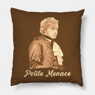 Stede Bonnet - Polite Menace Pillow