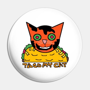 taco my cat Pin