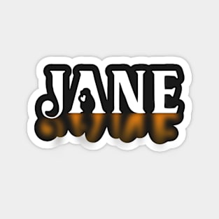 JANE tv series fan works graphic design by ironpalette Magnet