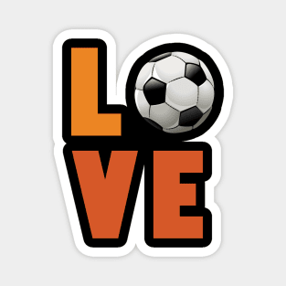 Girls soccer love t shirt for women teens tweens Magnet