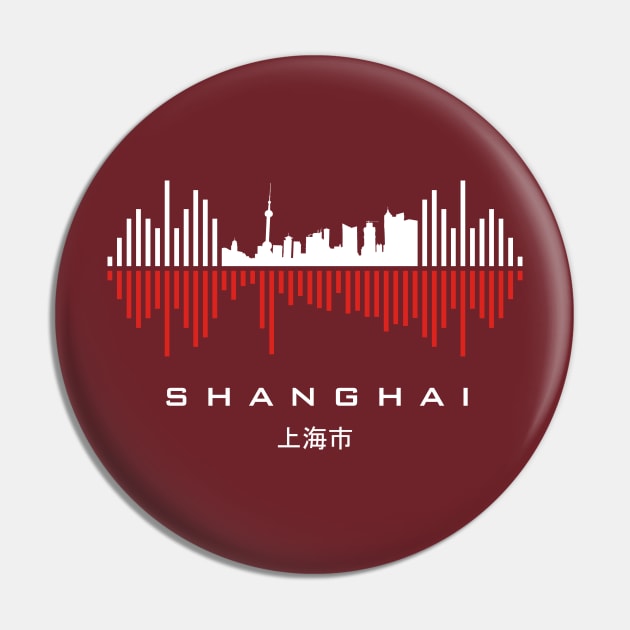 Shanghai (上海市) Soundwave Pin by blackcheetah