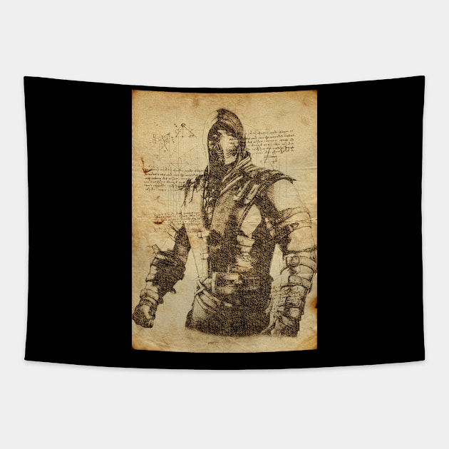 Scorpion Tapestry by Durro