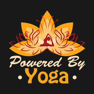 Powered By Yoga Design T-Shirt