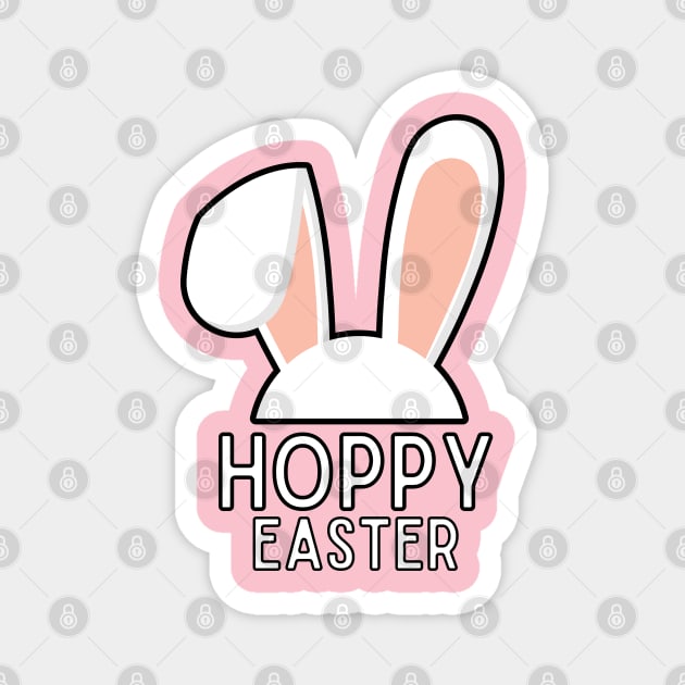 Hoppy Easter Bunny Ears Magnet by Mey Designs