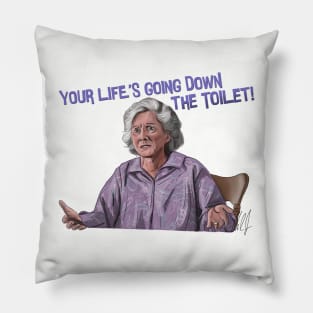 Moonstruck: Down the Toilet! Pillow