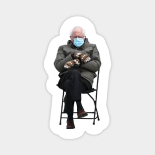 Bernie Sanders Mittens Inauguration Meme Magnet