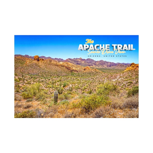 Apache Trail Scenic Drive View by Gestalt Imagery