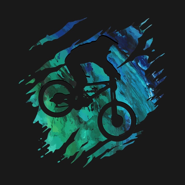 Downhill Shirt Mountain Bike MTB by ANGELA2-BRYANT