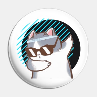 Cat Dabbing Pin