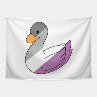 Pastel Asexual Duck Tapestry