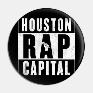 Houston Rap Hip Hop Capital Pin