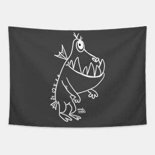 Monster dragon Tapestry