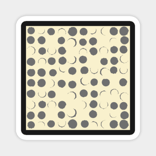 Grey dots Magnet