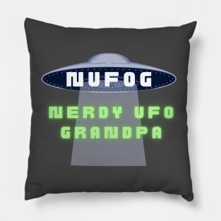 NUFOG - Nerdy UFO Grandpa Pillow