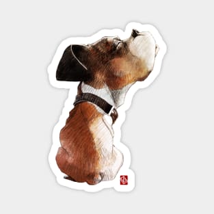 Sketchy Puppy Magnet