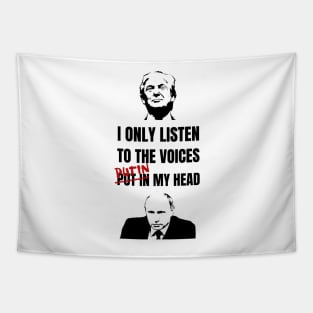 Funny Trump Voices Put in Head PUTIN Head Gifts Tapestry