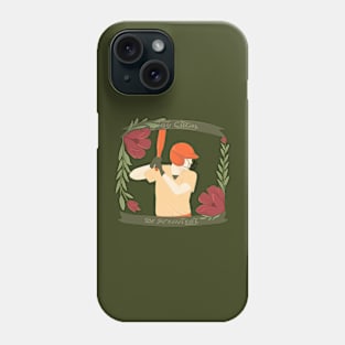 stay calm. be persistent Phone Case