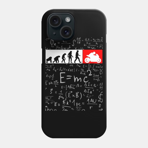 Human Evolution Superbike Phone Case by TwoLinerDesign