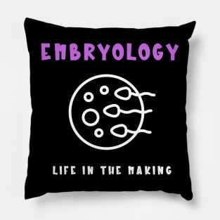 Embryology Life in the Making Pillow