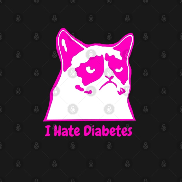 I Hate Diabetes Pink by CatGirl101